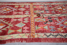 Moroccan Handmade vintage rug 5.7 X 11 Feet