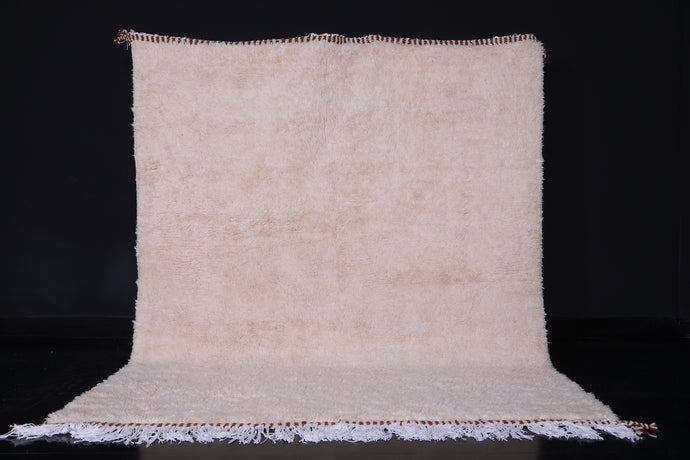 Natural Beige Moroccan Rug - Minimalist Elegance