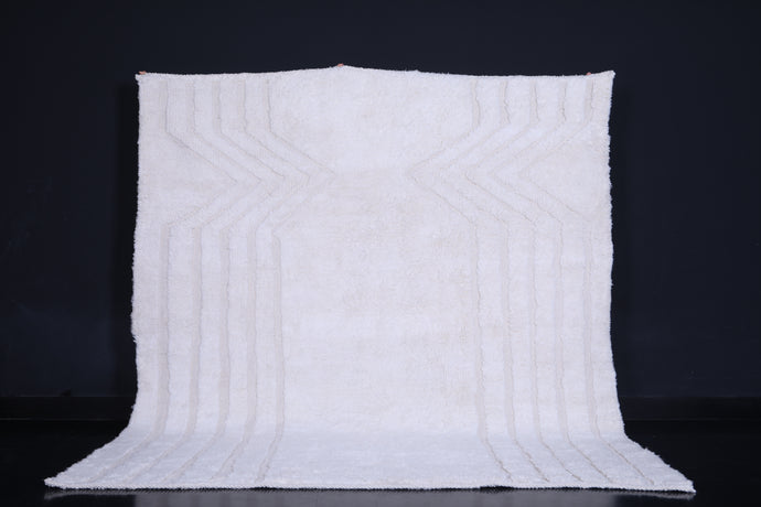 Beni Ourain Beige rug - Custom Wool rug - Azilal rug