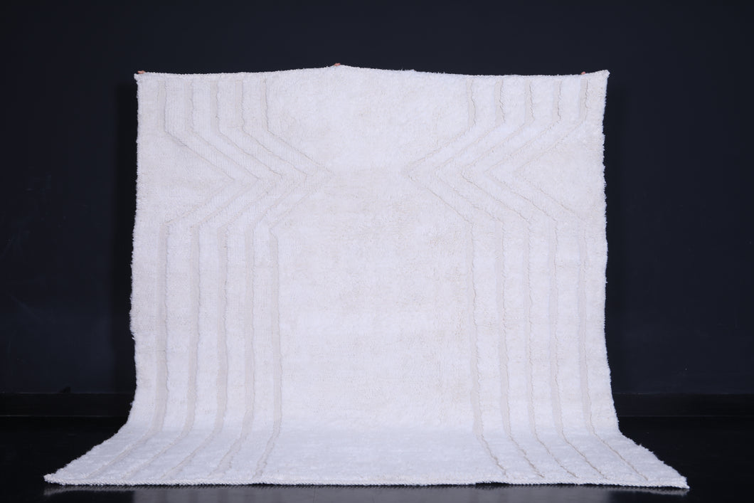 Beni Ourain Beige rug - Custom Wool rug - Azilal rug