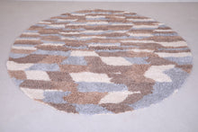 Custom Moroccan berber round ug - Unique handmade carpet