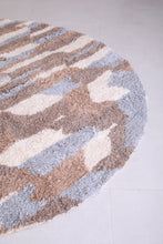 Custom Moroccan berber round ug - Unique handmade carpet