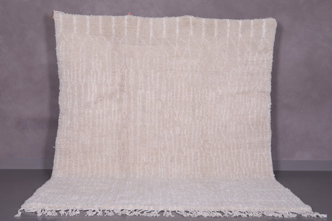 Custom peach color rug - Handmade berber carpet - Wool rug