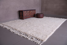 Custom peach color rug - Handmade berber carpet - Wool rug