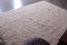 Custom peach color rug - Handmade berber carpet - Wool rug