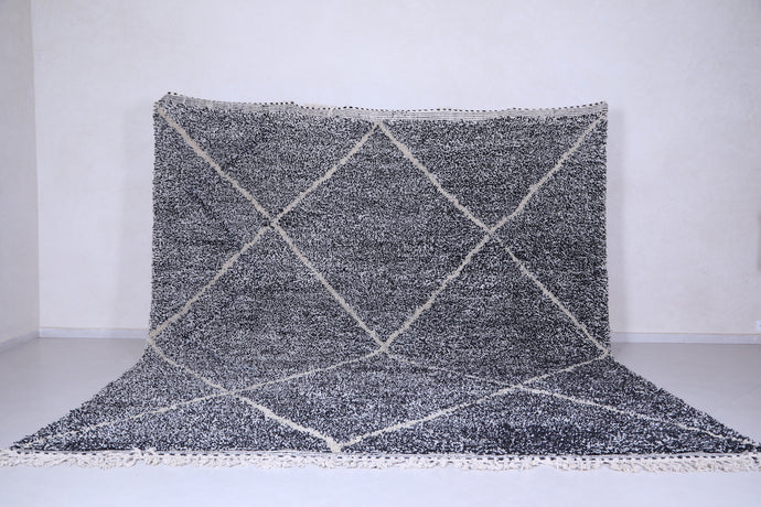 Grey Moroccan All Wool Rug - Handmade Berber Custom Carpet