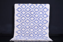 Contemporary Blue  rug - Custom Moroccan rug - Wool rug