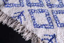 Contemporary Blue  rug - Custom Moroccan rug - Wool rug