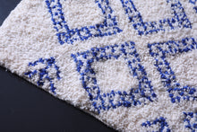 Contemporary Blue  rug - Custom Moroccan rug - Wool rug