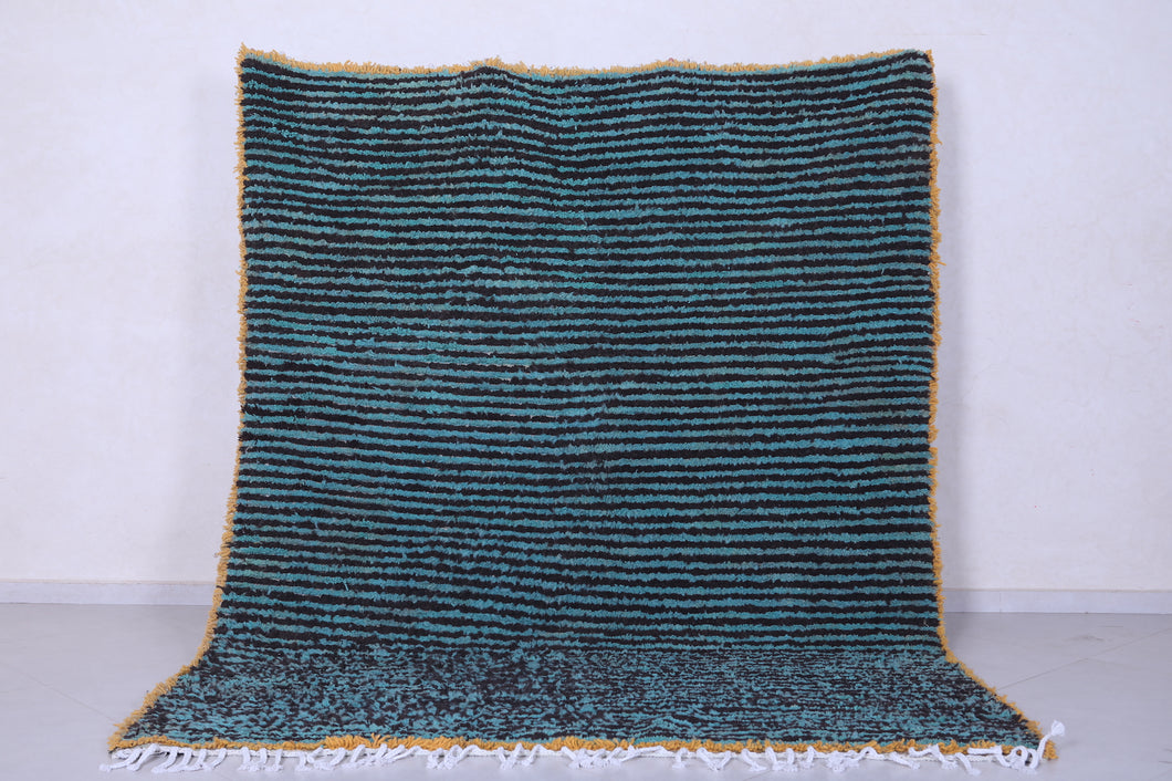 Moroccan Dark Green rug - Azilal rug - Custom carpet