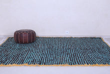 Moroccan Dark Green rug - Azilal rug - Custom carpet