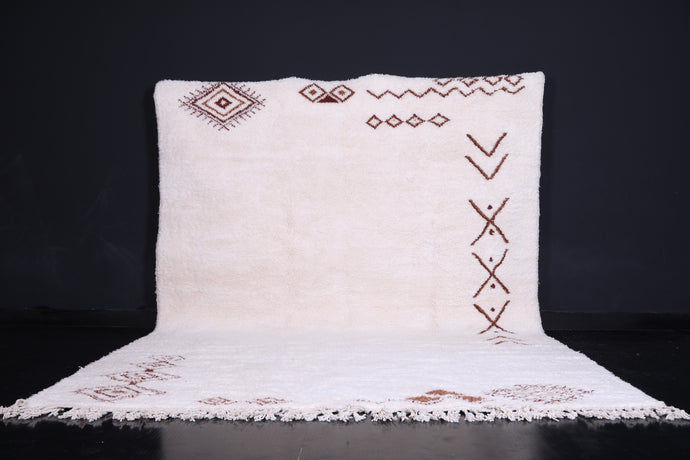 Elegant Custom Moroccan Berber Rug - Handmade Shag Carpet
