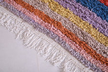 Colorful striped custom Moroccan rug – Handwoven vibrance