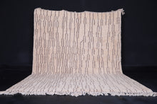 Berber Beige Moroccan Rug - Beni ourain rug - Wool rug