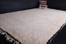 Authentic Berber Solid rug - Custom wool rug - Moroccan rug