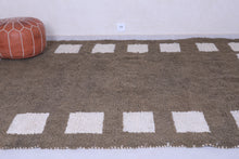Green checkered rug - Custom Moroccan rug - wool berber rug