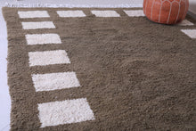 Green checkered rug - Custom Moroccan rug - wool berber rug