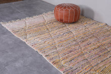 Custom striped shag rug - Handmade Moroccan Berber carpet