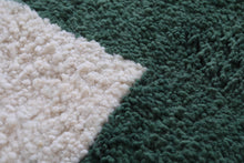 Moroccan Green rug - Checkered rug - Wool rug