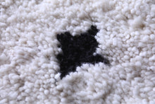 Authentic Beni ourain rug - Berber rug - Custom Black and white rug