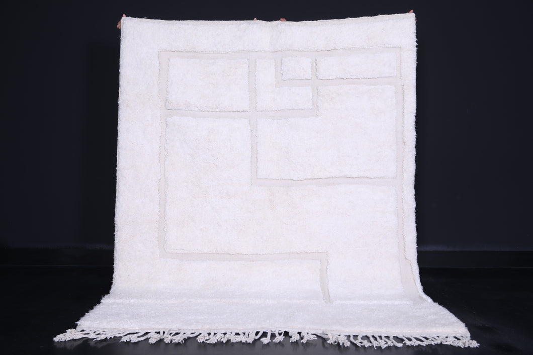 Contemporary rug - White Moroccan rug - Berber rug