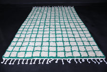 Moroccan green rug - Green squares - Custom rug