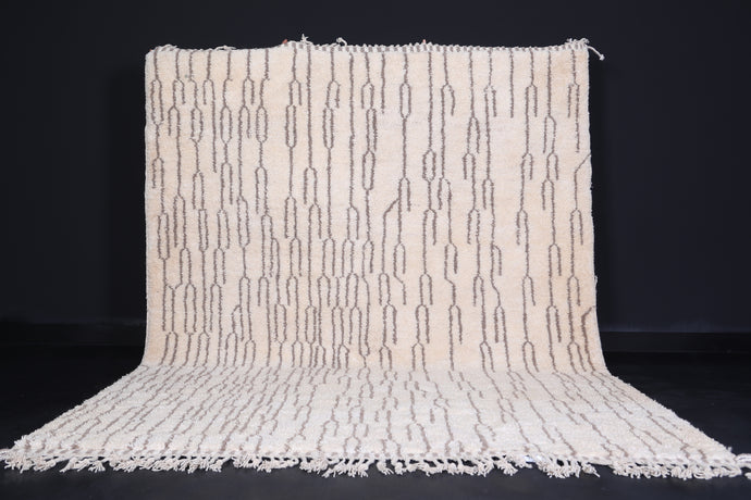 Ivory Moroccan rug -  Contemporary rug - Handmade rug