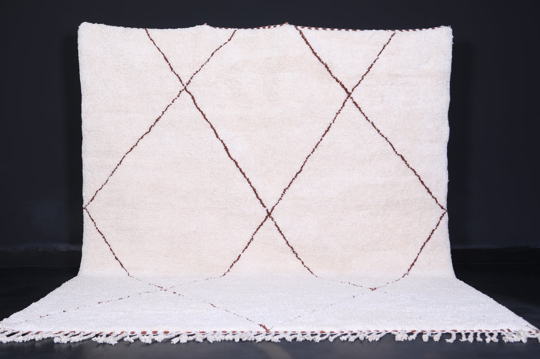 Authentic handmade Beniourain rug - Berber rug - Wool rug