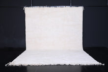 Moroccan white rug - Beni rug - wool berber rug
