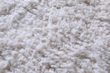 Moroccan white rug - Beni rug - wool berber rug
