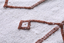 Handwoven berber kilim - Berber kilim - Flat woven rug