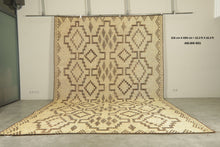 Tuareg rug - Handwoven geometric diamond pattern - 10.3 ft X 16.3 ft