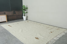 Elegant Minimalist Moroccan Rug- Custom Handwoven Rug - Kilim Rug