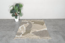 Moroccan rug handmade amazing style - berber rug wool- hand knotted beni ourain rug