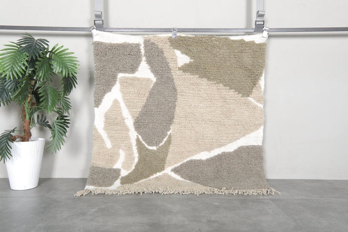 Moroccan rug handmade amazing style - berber rug wool- hand knotted beni ourain rug