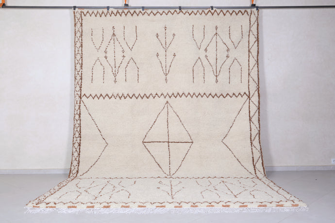 Moroccan Berber Rug - Geometric Tribal Design | Handmade Wool Carpet