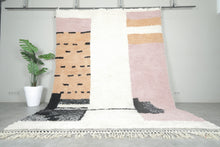 Custom handmade rug - Berber Moroccan azilal carpet