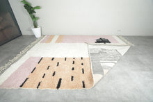 Custom handmade rug - Berber Moroccan azilal carpet
