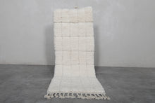Custom luxury wool runner rug - Minimalist cream