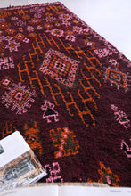 Geometric runner rug - Custom handmade Moroccan style