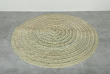 Round Moroccan hassira - 5.1 ft