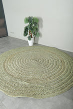 Round Moroccan hassira - 7.1 ft
