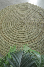 Round Moroccan hassira - 7.1 ft