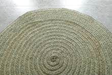Round Moroccan hassira - 7.1 ft
