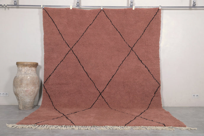 Handmade Berber Rug - Soft Pink Moroccan Area Carpet