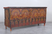 Vintage Moroccan chest  H 25.5 INCHES X W 53.5 INCHES X D 15.3 INCHES