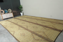 Large Handwoven Tuareg Mat 11.1 ft x 16.4 ft