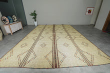 Large Vintage Tuareg Mat 11.4 x 16.9 ft – Handwoven Sahara Reed and Leather Rug