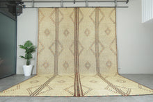 Large Vintage Tuareg Mat 11.4 x 16.9 ft – Handwoven Sahara Reed and Leather Rug