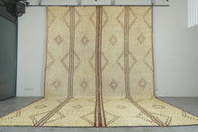 Large Vintage Tuareg Mat 11.4 x 16.9 ft – Handwoven Sahara Reed and Leather Rug
